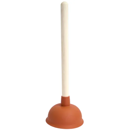 ontstopper met houten steel